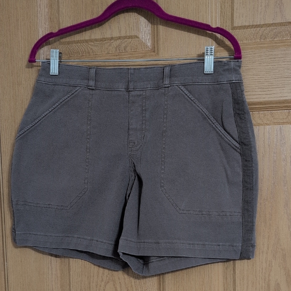 Women's Casual Cotton Shorts in Taupe SPANX